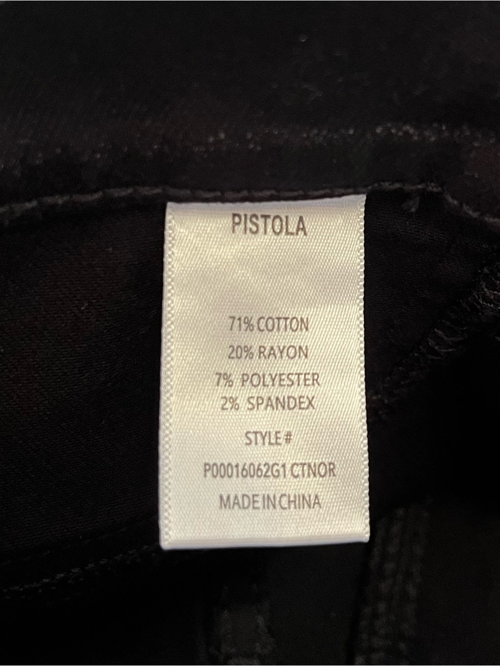 pistola Lana Black coated noir high rise ultra Wide-Leg Pants size 24 - Picture 10 of 12